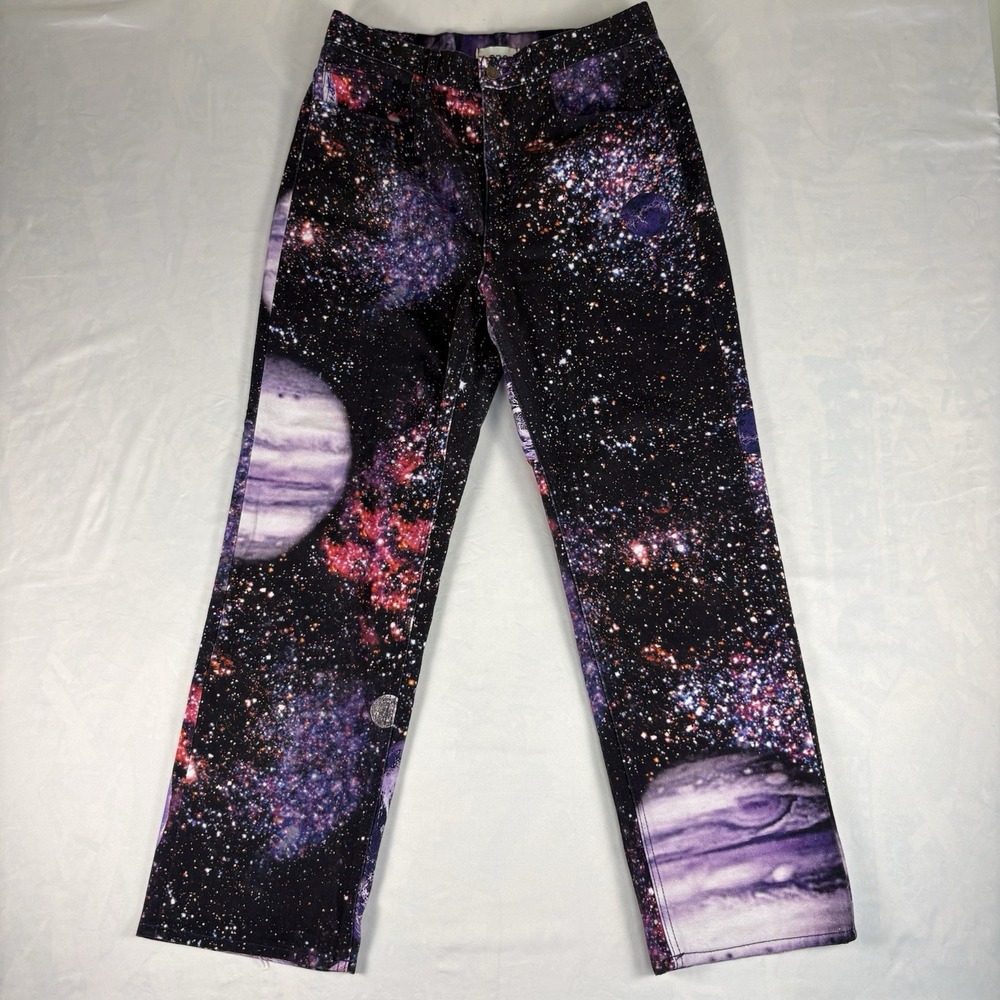 BDG Urban Outfitters Cowboy Jean GALAXY SPACE Print Jeans Sz 31 Cosmic AOP Rare
